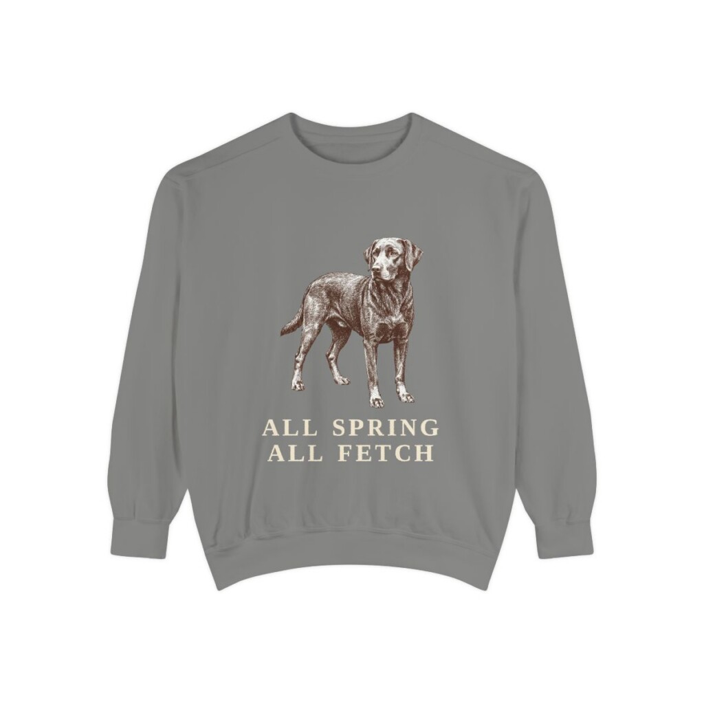 Springador Humor Sweatshirt, Grey, front view
