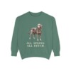 Springador Humor Sweatshirt, Light Green, front view
