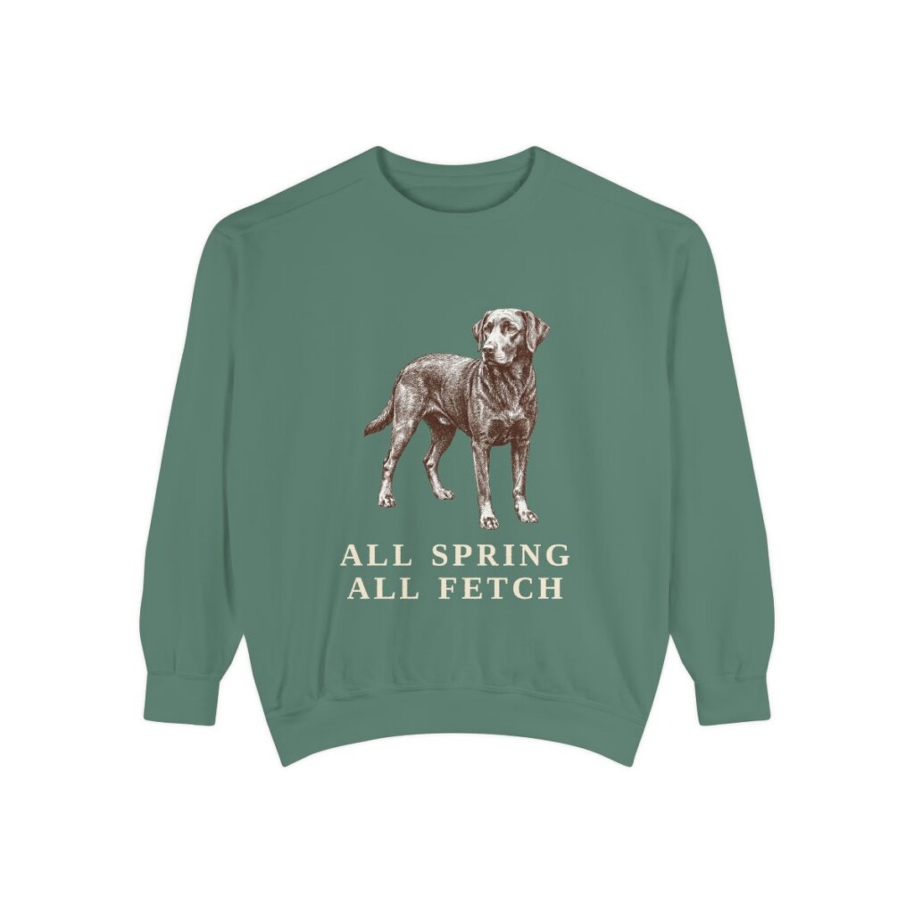 Springador Humor Sweatshirt, Light Green, front view