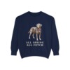 Springador Humor Sweatshirt, True Navy, front view