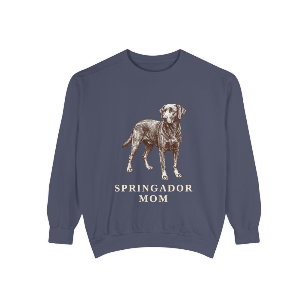 springador-sweatshirt-mom-denim Springador Mom Sweatshirt, Denim, front view