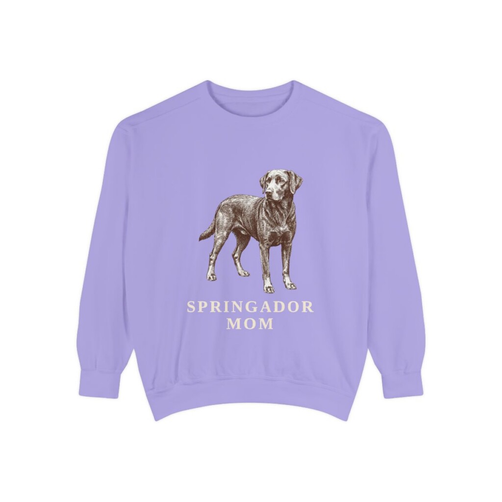 springador-sweatshirt-mom-violet Springador Mom Sweatshirt, Violet, front view