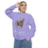 springador-sweatshirt-mom-violet-person-2-context Springador Mom Sweatshirt, Violet, person 2 context