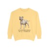 Staffordshire Bull Terrier Sweatshirt, Butter, front view