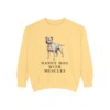 Staffordshire Bull Terrier Humor Sweatshirt, Butter, front view