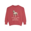 Staffordshire Bull Terrier Humor Sweatshirt, Crimson, front view