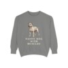 Staffordshire Bull Terrier Humor Sweatshirt, Grey, front view