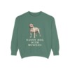 Staffordshire Bull Terrier Humor Sweatshirt, Light Green, front view