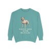 Staffordshire Bull Terrier Humor Sweatshirt, Seafoam, front view