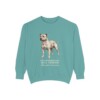 staffordshire-bull-terrier-sweatshirt-latin-seafoam Staffordshire Bull Terrier Latin Sweatshirt, Seafoam, front view