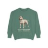 Staffordshire Bull Terrier Sweatshirt, Light Green, front view