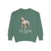 Staffordshire Bull Terrier Mom Sweatshirt, Light Green, front view
