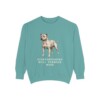 Staffordshire Bull Terrier Mom Sweatshirt, Seafoam, front view