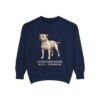 Staffordshire Bull Terrier Sweatshirt, True Navy, front view