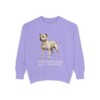 Staffordshire Bull Terrier Sweatshirt, Violet, front view