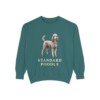 Standard Poodle Sweatshirt, Blue Spruce, front view