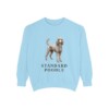 Standard Poodle Sweatshirt, Chambray, front view