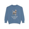 Standard Poodle Dad Sweatshirt, Blue Jean, front view