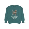 Standard Poodle Dad Sweatshirt, Blue Spruce, front view