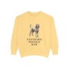 Standard Poodle Dad Sweatshirt, Butter, front view
