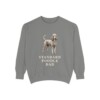 Standard Poodle Dad Sweatshirt, Grey, front view