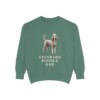 Standard Poodle Dad Sweatshirt, Light Green, front view