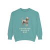 Standard Poodle Dad Sweatshirt, Seafoam, front view