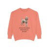 Standard Poodle Dad Sweatshirt, Terracotta, front view