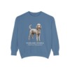 Standard Poodle Latin Sweatshirt, Blue Jean, front view