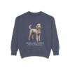 Standard Poodle Latin Sweatshirt, Denim, front view