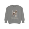 Standard Poodle Latin Sweatshirt, Grey, front view