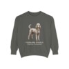 Standard Poodle Latin Sweatshirt, Pepper, front view