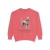 Standard Poodle Latin Sweatshirt, Watermelon, front view