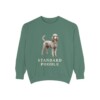 Standard Poodle Sweatshirt, Light Green, front view