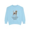 Standard Poodle Mom Sweatshirt, Chambray, front view