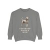 Standard Poodle Mom Sweatshirt, Grey, front view