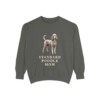 Standard Poodle Mom Sweatshirt, Pepper, front view