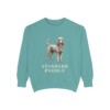 Standard Poodle Sweatshirt, Seafoam, front view