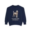 Standard Poodle Sweatshirt, True Navy, front view
