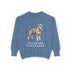 Standard Schnauzer Sweatshirt, Blue Jean, front view