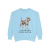 Standard Schnauzer Sweatshirt, Chambray, front view