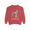 Standard Schnauzer Sweatshirt, Crimson, front view