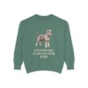 Standard Schnauzer Dad Sweatshirt, Light Green, front view