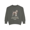 Standard Schnauzer Dad Sweatshirt, Pepper, front view