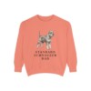 Standard Schnauzer Dad Sweatshirt, Terracotta, front view