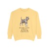 Standard Schnauzer Humor Sweatshirt, Butter, front view