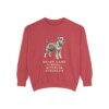 Standard Schnauzer Humor Sweatshirt, Crimson, front view
