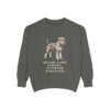 Standard Schnauzer Humor Sweatshirt, Pepper, front view
