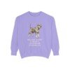 Standard Schnauzer Humor Sweatshirt, Violet, front view