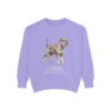 Standard Schnauzer Latin Sweatshirt, Violet, front view